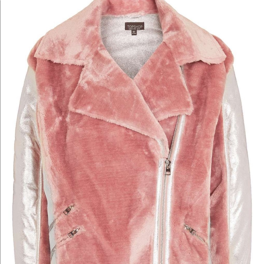Topshop Aviator Jacket - Picture 2 of 2